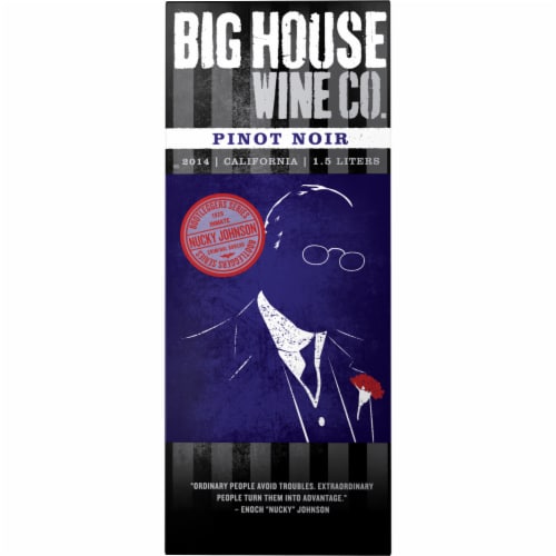 Big House Nucky Johnson Bootleggers Series Pinot Noir California Red Wine Perspective: back