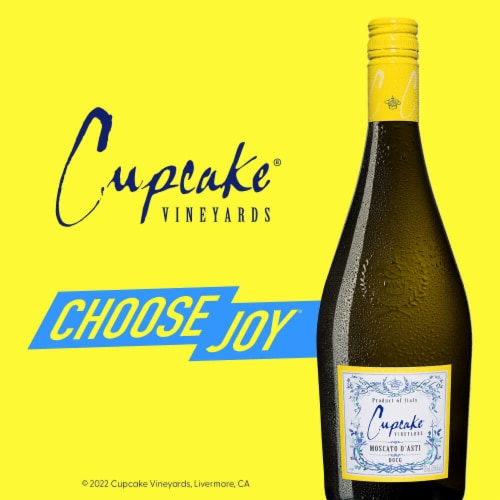 Cupcake Vineyards Moscato Italy White Dessert Wine Perspective: back