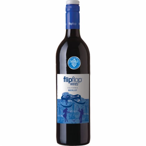 Flipflop Merlot California Red Wine Perspective: back