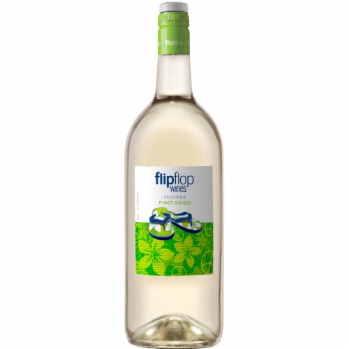 Flipflop Pinot Grigio California White Wine Perspective: back