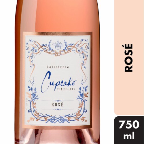 Cupcake Vineyards Blend California Rose Wine Perspective: back