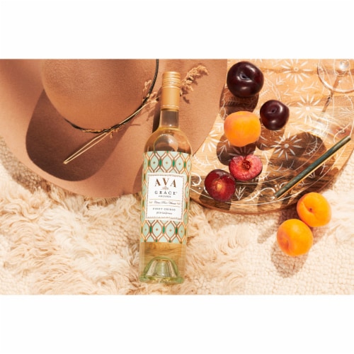 Ava Grace Vineyards Pinot Grigio California White Wine Perspective: back