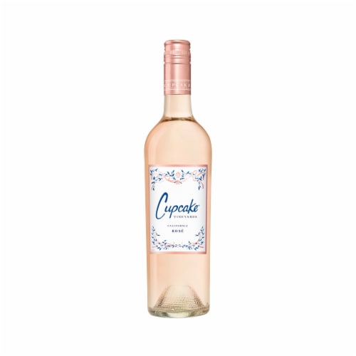 Cupcake® Vineyards Light Hearted® Rose Low Calorie Wine Perspective: back
