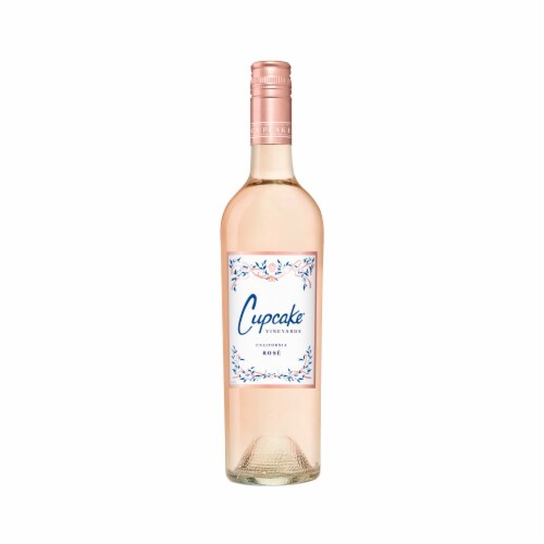 Cupcake Light Hearted Blend California Rose Wine Perspective: back
