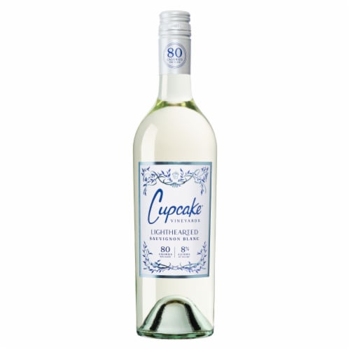 Cupcake Light Hearted Sauvignon Blanc California Low Calorie White Wine Perspective: back