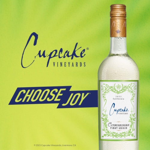 Cupcake Vineyards Citruskissed Pinot Grigio California White Wine Perspective: back