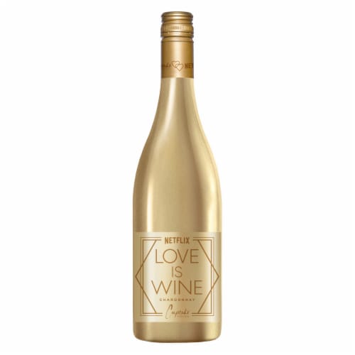 Cupcake Vineyards Netflix Love Is Chardonnay California White Wine Perspective: back