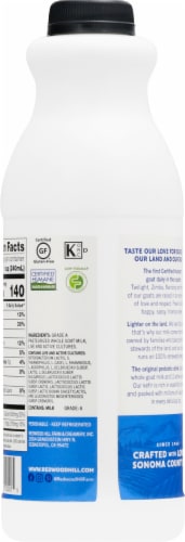 Redwood Hill Farm® Plain Goat Milk Kefir Drink Perspective: back