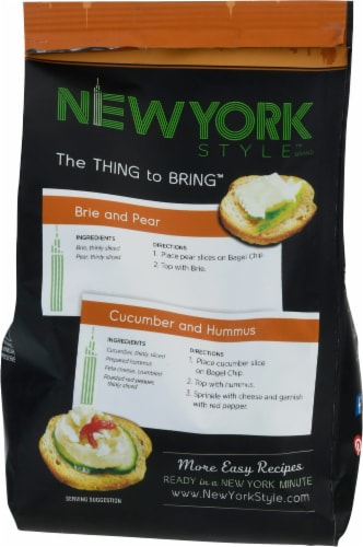 New York Style™ Sesame Bagel Crisps Perspective: back