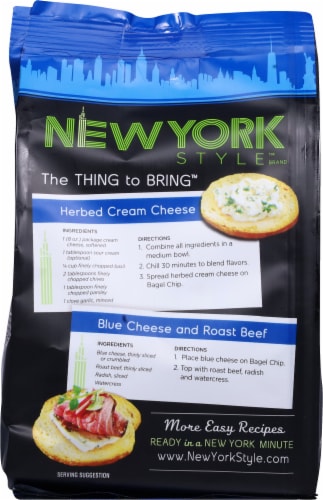 New York Style™ Plain Bagel Crisps® Perspective: back