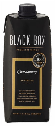 Black Box Chardonnay White WIne Perspective: back