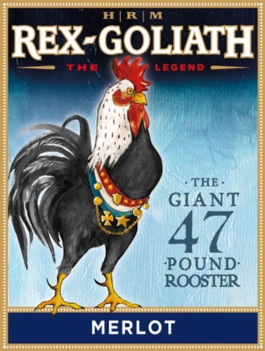 Rex Goliath Merlot California Red Wine Perspective: back