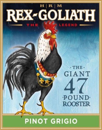 Rex Goliath Pinot Grigio White Wine Perspective: back