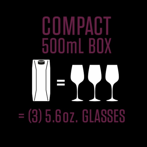 Black Box Pinot Noir Red Wine Perspective: back