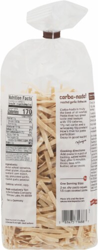 Al Dente® Roasted Garlic Fettuccine Pasta Perspective: back