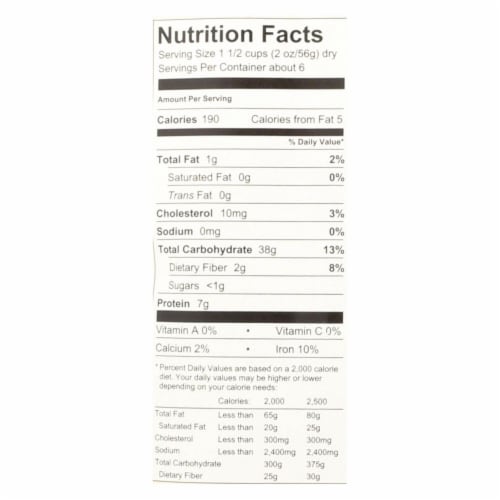 Al Dente® Garlic Parsley Fettuccine Noodles Perspective: back