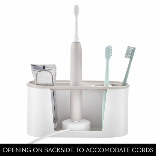 iDesigns Dental Station - White/Satin Perspective: back