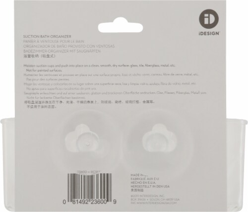 InterDesign Suction Bath Caddy Perspective: back