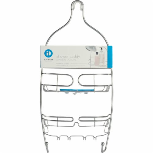 iDesign Neo Medium Silver Shower Caddy 27910 Perspective: back