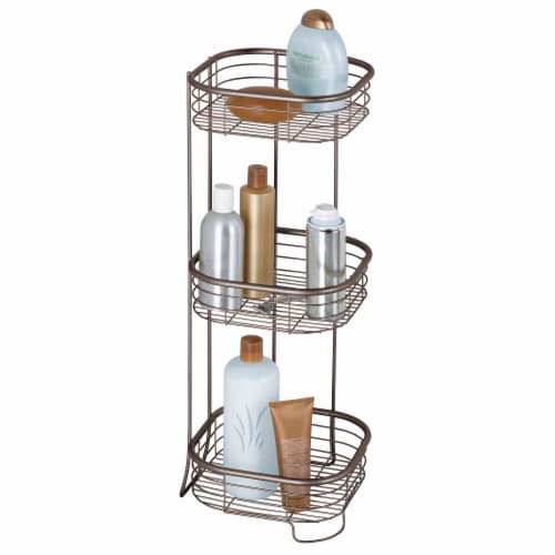 InterDesign Forma 3-Tier Shower Shelf - Bronze Perspective: back