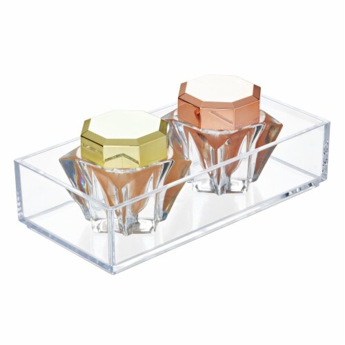 iDesign Clarity Cosmetic Organizer - Clear Perspective: back