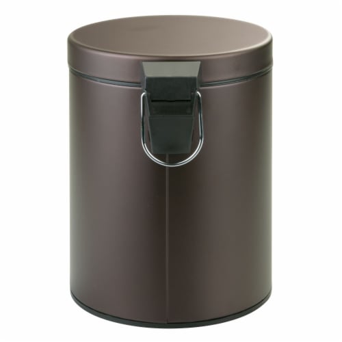 iDesign Step Can with Bucket Insert - Bronze Perspective: back