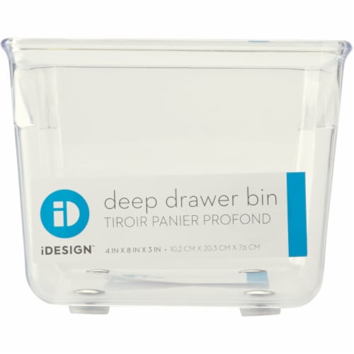 iDesign Linus Clear Storage Bins