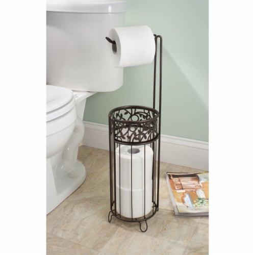 iDesign Vine Toilet Paper Holder - Bronze Perspective: back