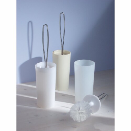 InterDesign Toilet Bowl Brush - Clear Perspective: back