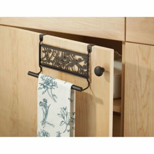 Over the cabinet towel bar bronze deals