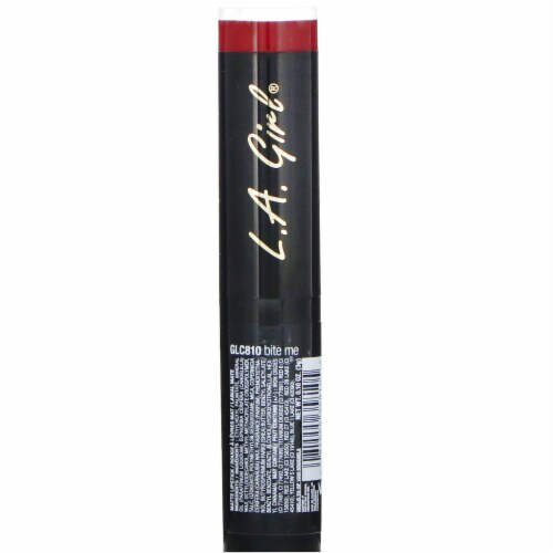 L.A. Girl® Matte Flat Velvet Lipstick Bite Me Perspective: back