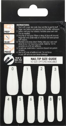 L.A. Colors Lavish Nail CNT153 Rich & Famous Nail Tip Kit Perspective: back