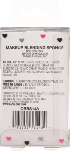 L.A. Colors Latex Free Makeup Blending Sponge Perspective: back
