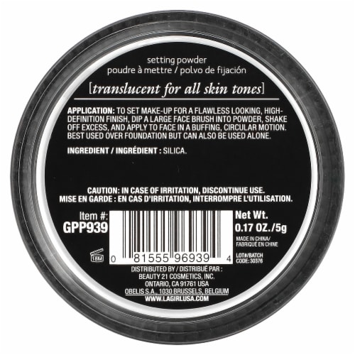 L.A. Girl® Pro HD Setting Powder - Translucent Perspective: back