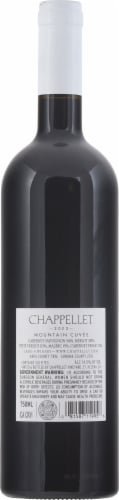 Chappellet Napa Valley Red Blends Perspective: back