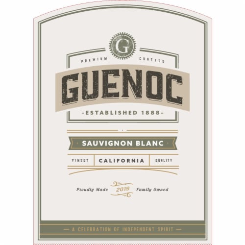 Guenoc Sauvignon Blanc California White Wine Perspective: back
