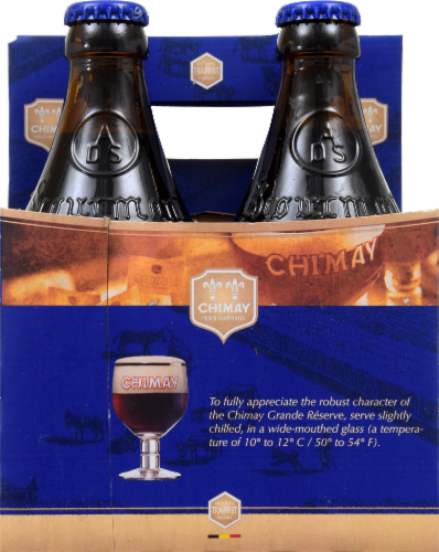 Chimay Grande Reserve Peres Trappistes Belgian Ale Perspective: back