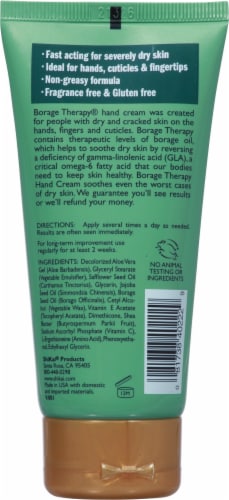 ShiKai Borage Therapy Unscented Hand Cream Perspective: back