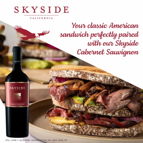 Skyside Cabernet Sauvignon Red Wine Perspective: back