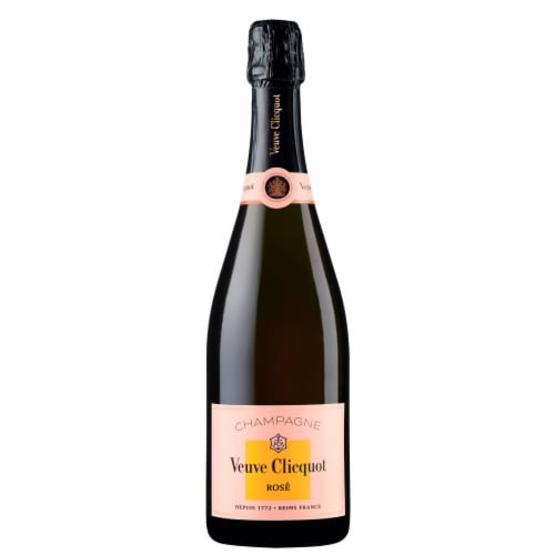 Veuve Clicquot Brut Rose France Sparkling Wine Perspective: back