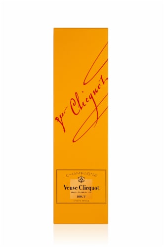 Veuve Clicquot Yellow Label Champagne Perspective: back