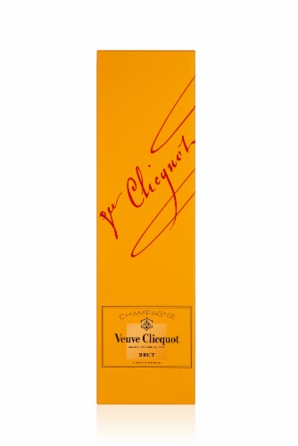 Veuve Clicquot Yellow Label Champagne Perspective: back