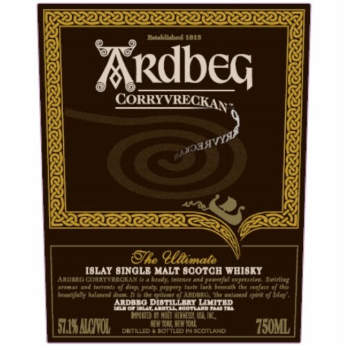 Ardbeg Corryvreckan Single Malt Scotch Perspective: back