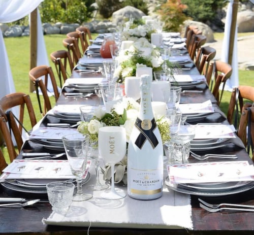 Moet & Chandon Ice Imperial Champagne Perspective: back