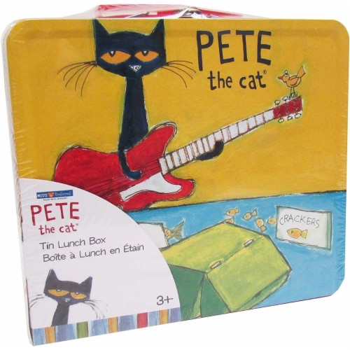 Kids Preferred Pete The Cat Retro Tin Lunch Box 8 Perspective: back