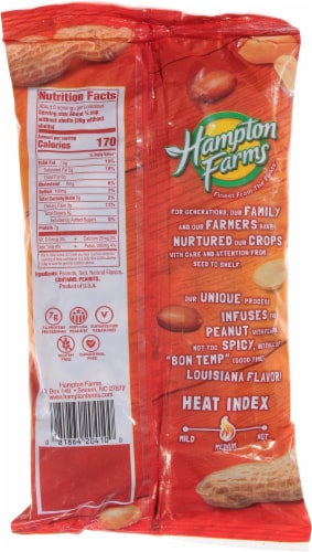 Hampton Farms® Hot Nuts® Cajun In-Shell Peanuts Perspective: back