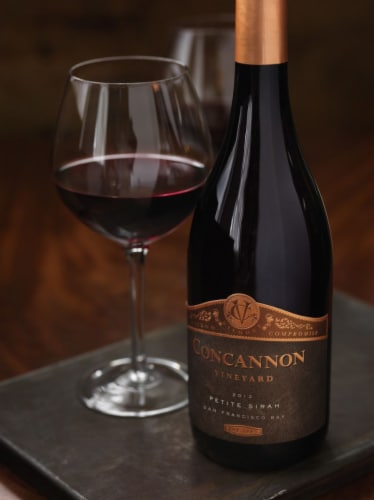 Concannon Founders Petite Sirah Red Wine Perspective: back