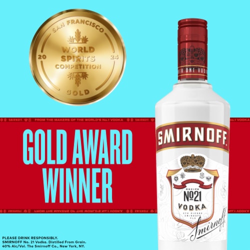 Smirnoff Vodka No.21 Red Perspective: back