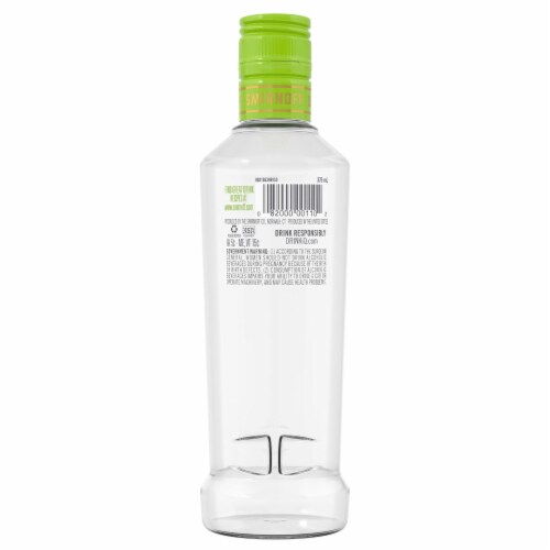 Smirnoff Green Apple Vodka Perspective: back