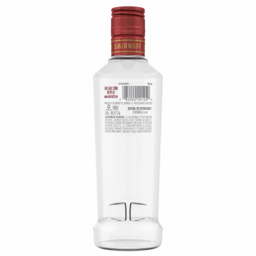 Smirnoff Cranberry (Vodka Infused With Natural Flavors) Perspective: back
